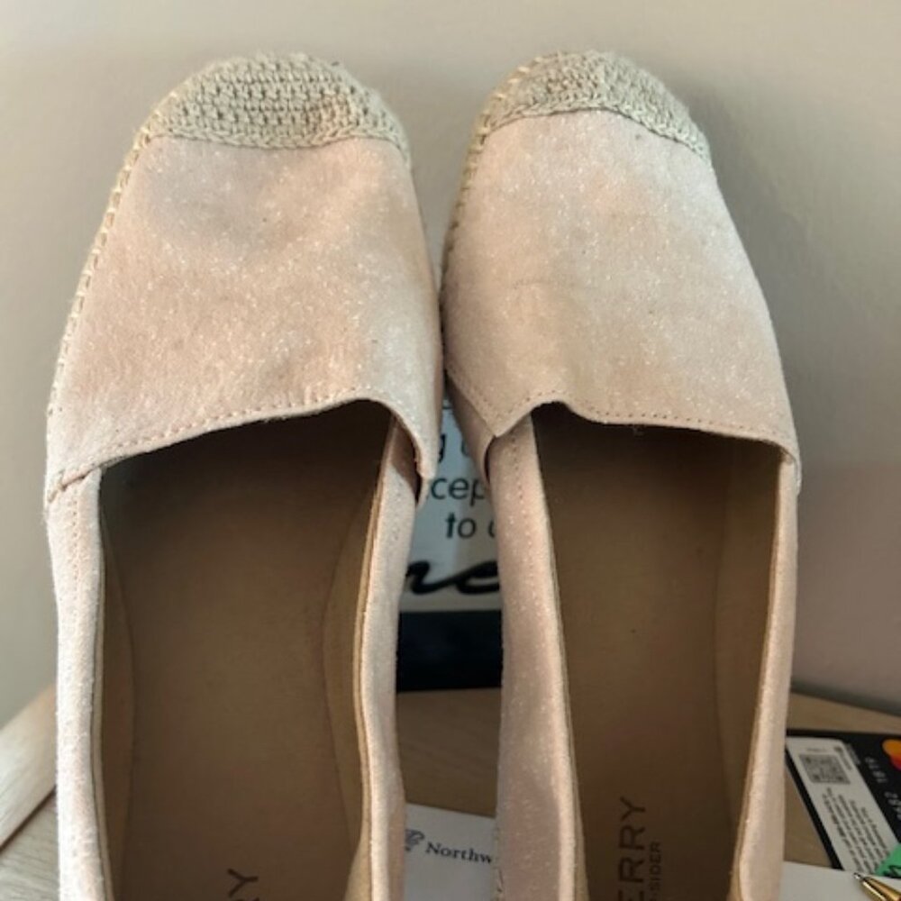 Sperry Pink Espadrille Flat
